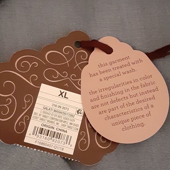 Knox Rose Handkerchief Hem Denim Dress with Adjustable Straps - Picture 9 of 10